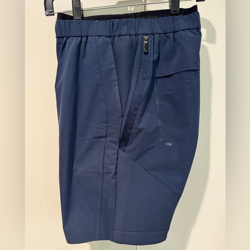 Hugo Boss Liem Stretch Performance 10" Shorts, Dark Blue, 32